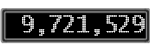 The GaugeControl contains 1 gauge with values: (9,721,519).