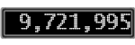The GaugeControl contains 1 gauge with values: (9,721,608).