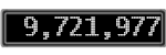 The GaugeControl contains 1 gauge with values: (9,721,613).