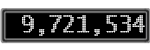 The GaugeControl contains 1 gauge with values: (9,721,519).