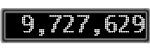 The GaugeControl contains 1 gauge with values: (9,727,101).