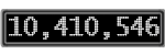 The GaugeControl contains 1 gauge with values: (10,410,307).