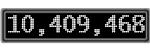 The GaugeControl contains 1 gauge with values: (10,409,490).