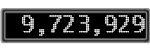 The GaugeControl contains 1 gauge with values: (9,723,905).