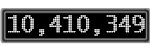 The GaugeControl contains 1 gauge with values: (10,409,981).