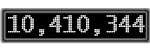 The GaugeControl contains 1 gauge with values: (10,409,977).