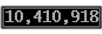 The GaugeControl contains 1 gauge with values: (10,410,557).