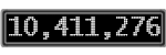 The GaugeControl contains 1 gauge with values: (10,410,889).