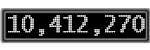 The GaugeControl contains 1 gauge with values: (10,412,198).