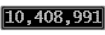 The GaugeControl contains 1 gauge with values: (10,408,289).