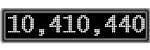 The GaugeControl contains 1 gauge with values: (10,410,313).