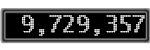 The GaugeControl contains 1 gauge with values: (9,727,391).
