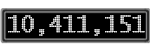 The GaugeControl contains 1 gauge with values: (10,410,588).