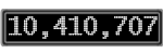 The GaugeControl contains 1 gauge with values: (10,410,750).