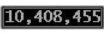 The GaugeControl contains 1 gauge with values: (10,408,281).