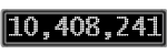 The GaugeControl contains 1 gauge with values: (10,408,299).