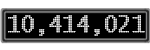 The GaugeControl contains 1 gauge with values: (10,412,181).