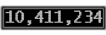The GaugeControl contains 1 gauge with values: (10,410,889).