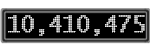 The GaugeControl contains 1 gauge with values: (10,410,484).