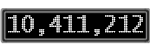 The GaugeControl contains 1 gauge with values: (10,410,894).
