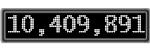 The GaugeControl contains 1 gauge with values: (10,408,047).