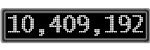 The GaugeControl contains 1 gauge with values: (10,408,260).