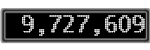 The GaugeControl contains 1 gauge with values: (9,727,102).