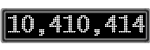 The GaugeControl contains 1 gauge with values: (10,410,313).