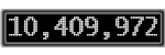 The GaugeControl contains 1 gauge with values: (10,409,987).
