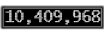 The GaugeControl contains 1 gauge with values: (10,409,783).