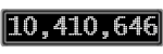 The GaugeControl contains 1 gauge with values: (10,410,539).