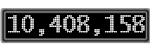 The GaugeControl contains 1 gauge with values: (10,408,033).
