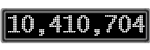 The GaugeControl contains 1 gauge with values: (10,410,528).