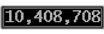 The GaugeControl contains 1 gauge with values: (10,408,260).