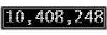The GaugeControl contains 1 gauge with values: (10,408,032).