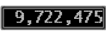 The GaugeControl contains 1 gauge with values: (9,722,321).