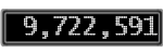 The GaugeControl contains 1 gauge with values: (9,722,301).
