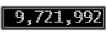 The GaugeControl contains 1 gauge with values: (9,721,821).