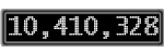The GaugeControl contains 1 gauge with values: (10,408,248).