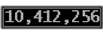 The GaugeControl contains 1 gauge with values: (10,411,342).