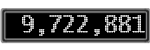 The GaugeControl contains 1 gauge with values: (9,722,233).