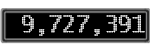 The GaugeControl contains 1 gauge with values: (9,727,085).
