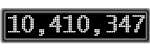 The GaugeControl contains 1 gauge with values: (10,409,928).