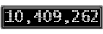 The GaugeControl contains 1 gauge with values: (10,408,981).
