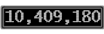 The GaugeControl contains 1 gauge with values: (10,408,281).