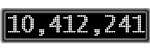 The GaugeControl contains 1 gauge with values: (10,412,173).