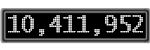 The GaugeControl contains 1 gauge with values: (10,410,921).