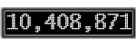 The GaugeControl contains 1 gauge with values: (10,408,256).