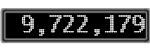 The GaugeControl contains 1 gauge with values: (9,721,990).