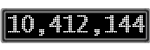 The GaugeControl contains 1 gauge with values: (10,411,970).